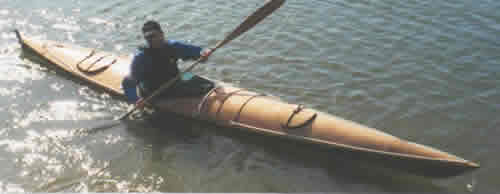 6.9m Round Bilge Strip Plank Double Sea Kayak