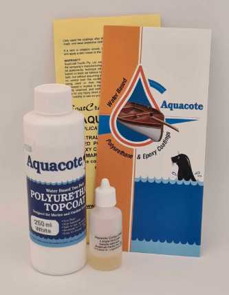 Aquacote Topcoat 250ml White/Colour Sample ONLY - Click Image to Close