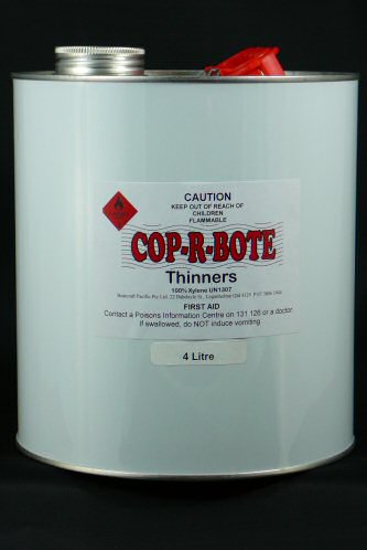 Cop-R-Bote Thinners 4 Litre - Click Image to Close