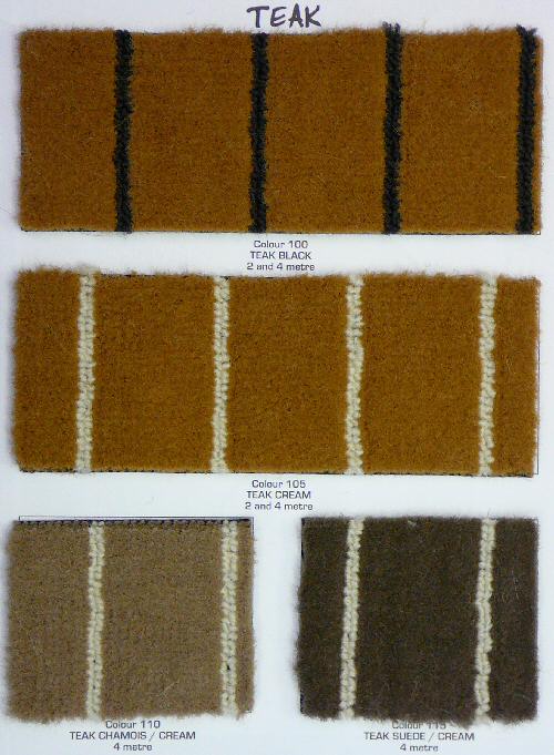 Teak Marine Carpet - Sample Piece - Click Image to Close