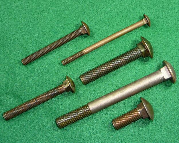 1/2"x3" (12.7mm x 75mm)RoundHead SiliconBronze Carriage Bolt - Click Image to Close
