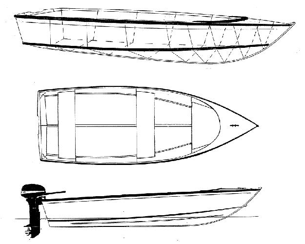 Woodie. A 3.36metre plywood planing dinghy. - Click Image to Close