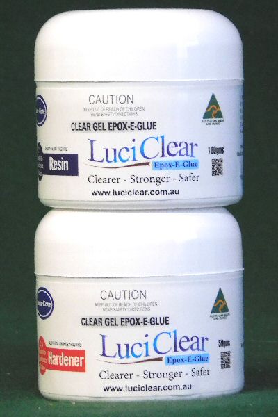 LuciClear Clear Gel Epox-E-Glue 150 gram kit - Click Image to Close