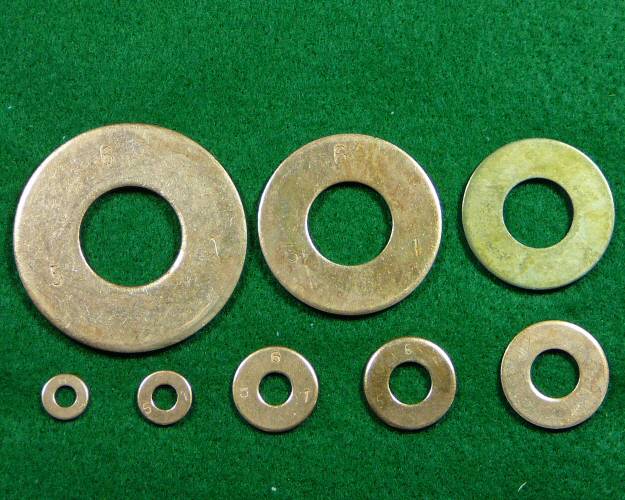 #10 Flat Washer Silicon Bronze - Click Image to Close