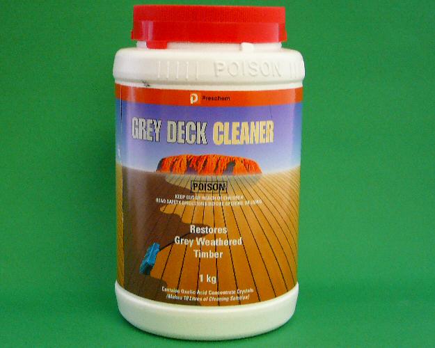 Grey Deck Cleaner - Click Image to Close