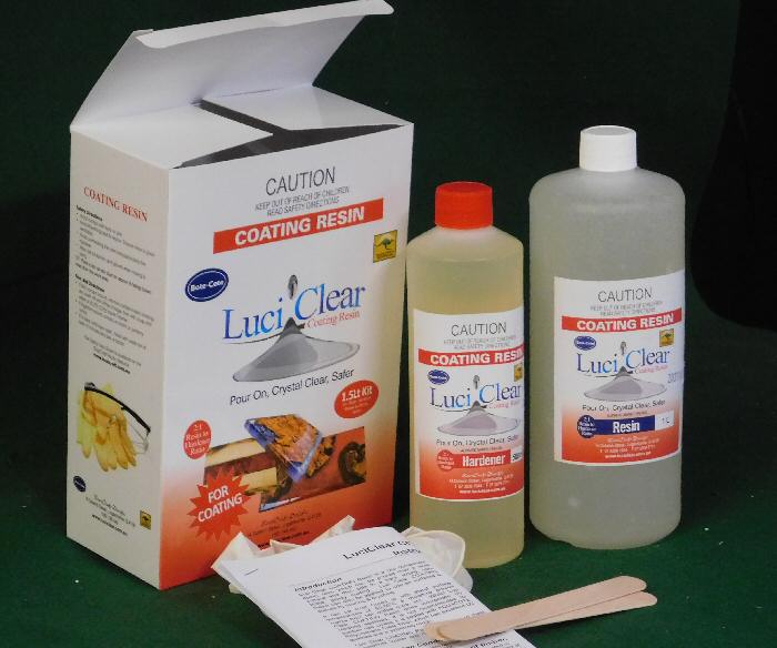 LuciClear Coating Resin 1.5 Litre Kit - Click Image to Close