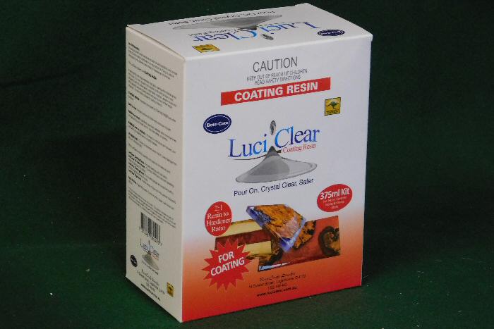 LuciClear Coating Resin 375ml Kit - Click Image to Close
