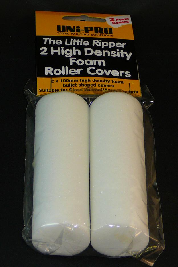 100mm HiDensity Foam Mini Roller - Pair - Click Image to Close