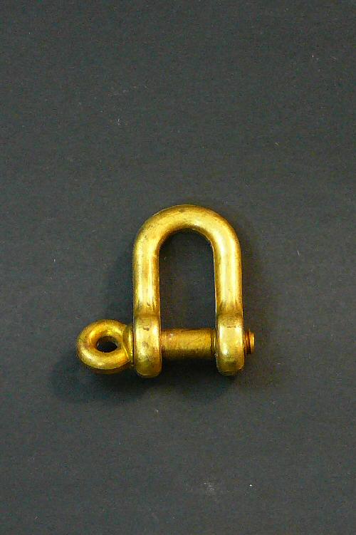 4mm Dee Shackle Manganese Bronze - Click Image to Close