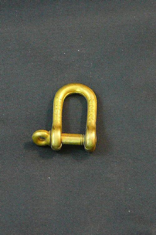 5mm Dee Shackle Manganese Bronze - Click Image to Close
