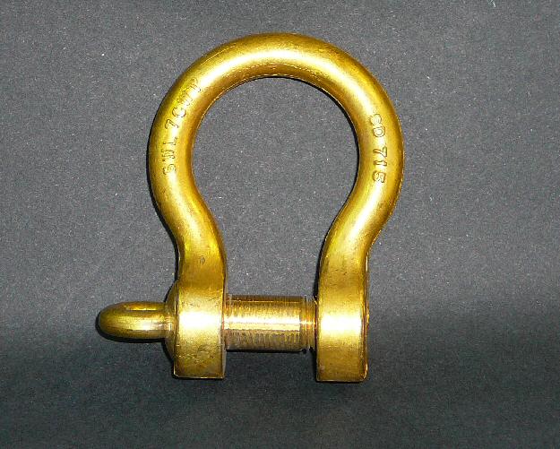 8mm Harp Shackle Manganese Bronze - Click Image to Close