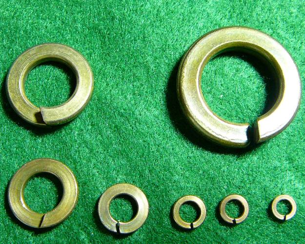 1/4" Lock Washer Silicon Bronze - Click Image to Close