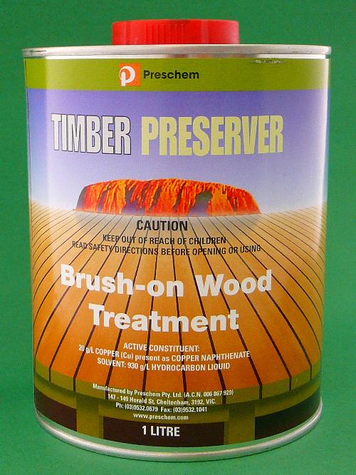 Timber Preserver 4 Litre - Click Image to Close