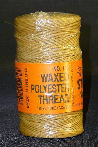 Waxed Thread Coarse 164metres - Click Image to Close