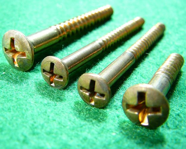 37mm (1 1/2") 12 gauge Oval Head Philips Drive SiBrz Wood Screw - Click Image to Close