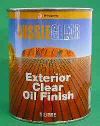 Aussie Clear Exterior Deck Oil Finish 4 Litre