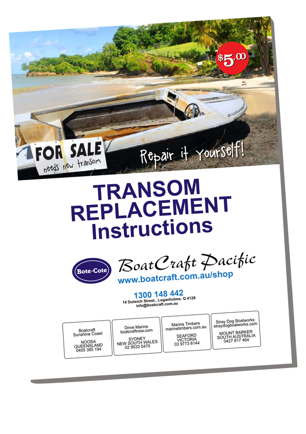 Transom Replacement Instructions Cover