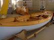 One of BoatCraft Pacific's wooden boat exhibits at the 2002 Sydney Classic and Wooden Boat Festival